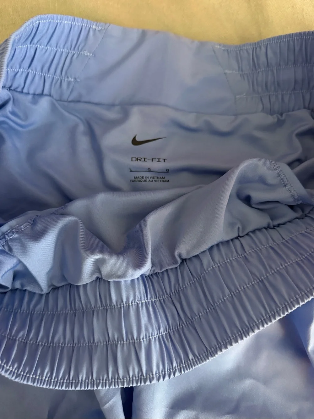 Nike Light Blue Women's Athletic Shorts